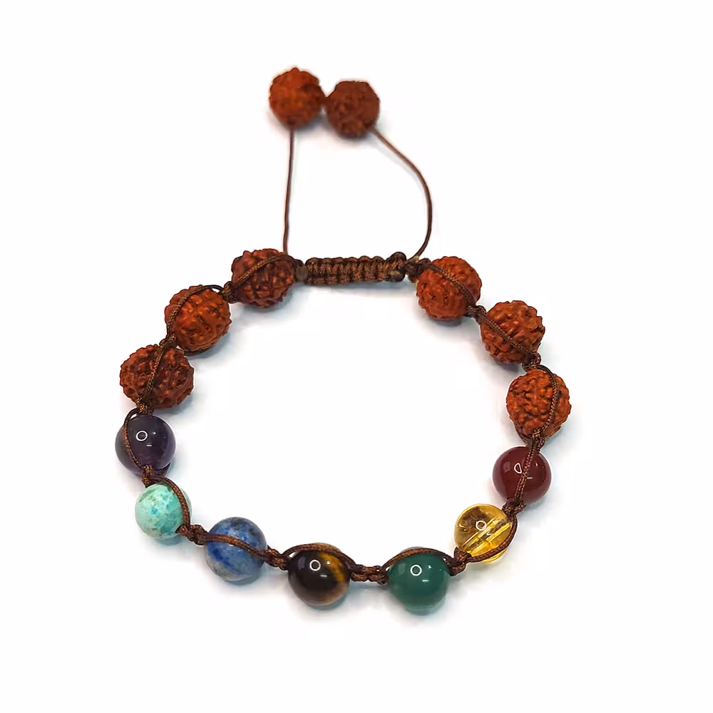 دستبند هفت سنگ کد 310007