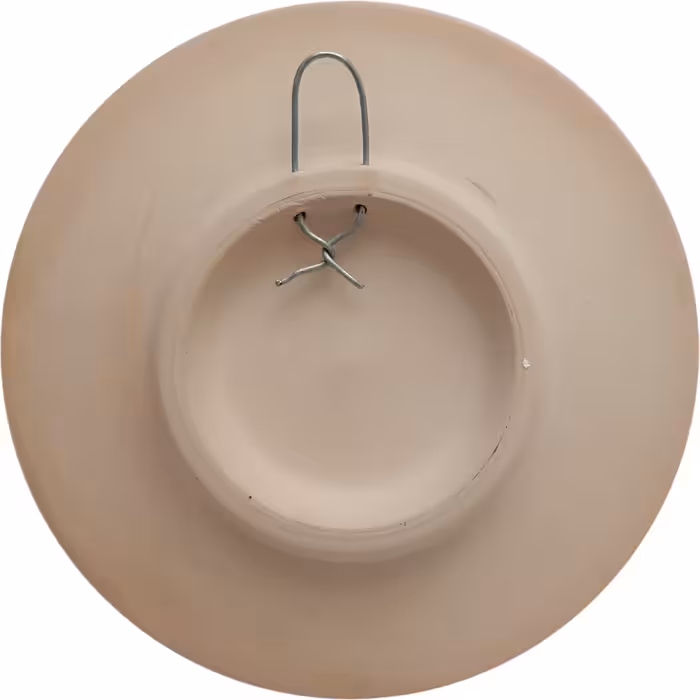 بشقاب دیوارکوب سفالی مدل دختر کد 13