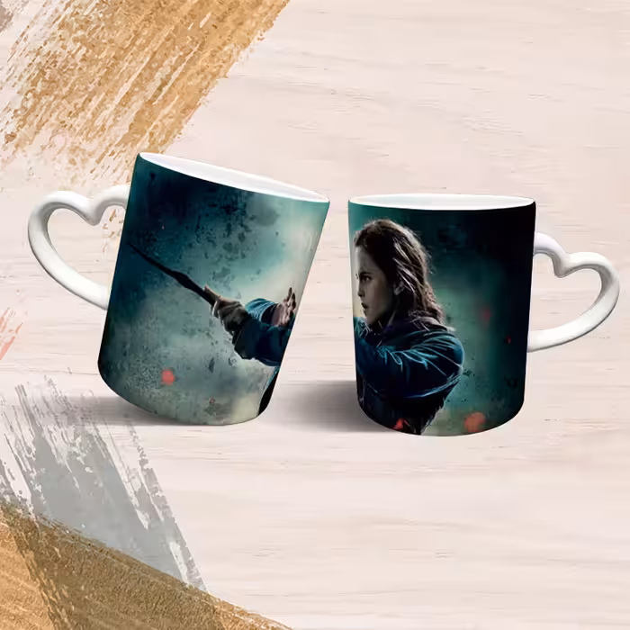 ماگ مدل دسته قلبی طرح هری پاتر کد 5