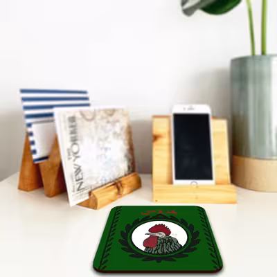 زیر لیوانی لوکسینو مدل آدامس خروس نشان