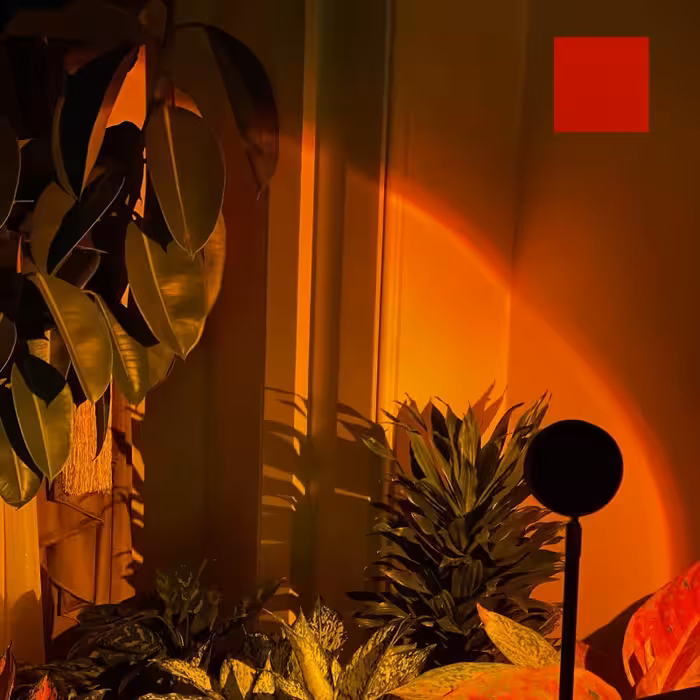 چراغ رومیزی مدل غروب خورشید rgb