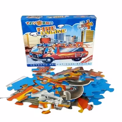 پازل 35 تکه مدل تویز برو ماشین آتش نشانی