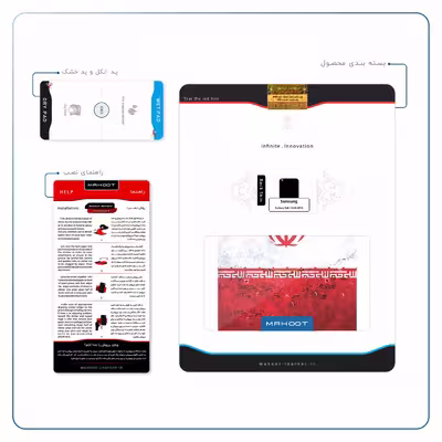 برچسب پوششی ماهوت مدل Iran-Flag-1 مناسب برای تبلت سامسونگ Galaxy Tab 3 8.0 2013 T311