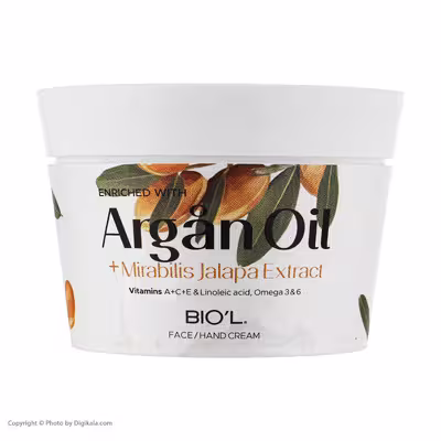 کرم مرطوب کننده بیول مدل Argan Oil حجم 200 میلی لیتر