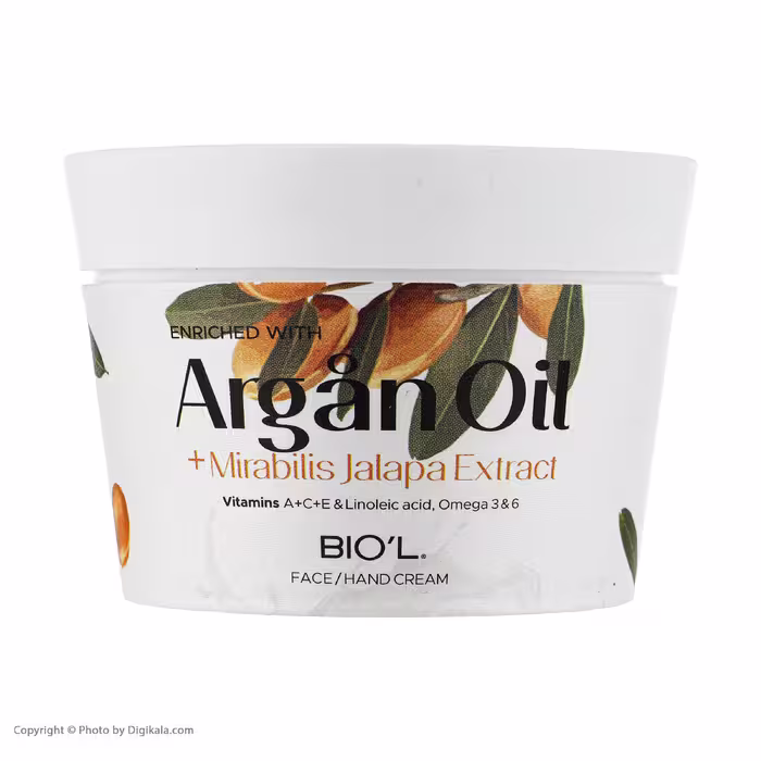 کرم مرطوب کننده بیول مدل Argan Oil حجم 200 میلی لیتر