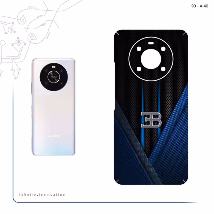 برچسب پوششی ماهوت مدل BUGATTI مناسب برای گوشی موبایل آنر X9 4G