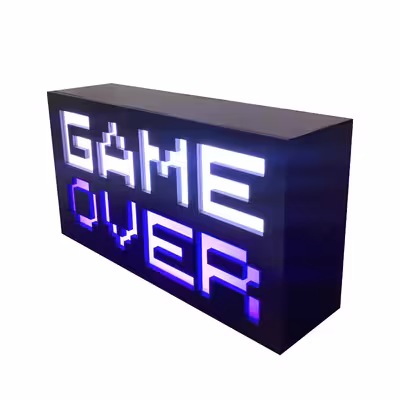 چراغ رومیزی مدل گیم اوور