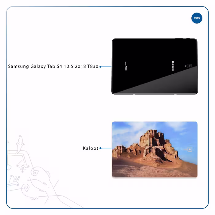 برچسب پوششی ماهوت مدل Kaloot مناسب برای تبلت سامسونگ Galaxy Tab S4 10.5 2018 T830
