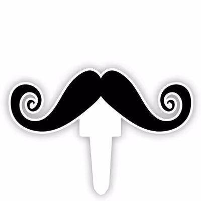   تاپر کیک طرح سیبیل کد R468