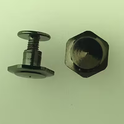 یراق پیچ کمربند مدل شش گوش کد BLK2 بسته 2 عددی 