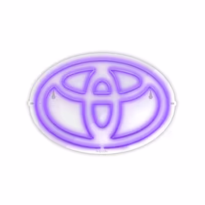 چراغ دیواری نئون دیزاین طرح Toyota-Logo-GL_PR