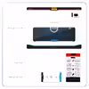 برچسب پوششی ماهوت مدل Volvo مناسب برای تبلت سامسونگ Galaxy Tab E 9.6 2015 T560