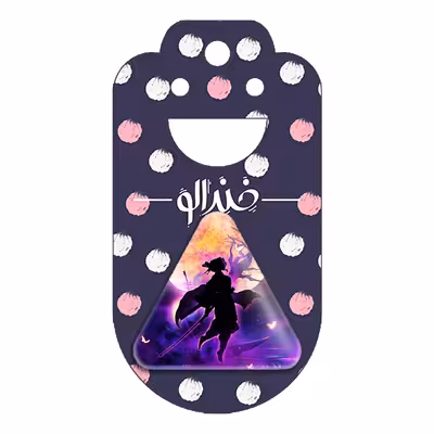 پیکسل خندالو طرح شینوبو کاکوچو انیمه شیطان کش مدل مثلثی کد 11490