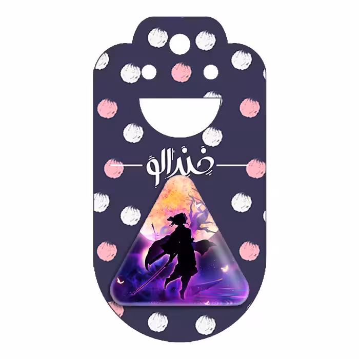 پیکسل خندالو طرح شینوبو کاکوچو انیمه شیطان کش مدل مثلثی کد 11490