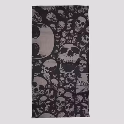 دستمال سر و گردن مدل Skull Machine 