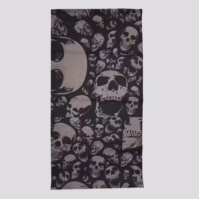 دستمال سر و گردن مدل Skull Machine 