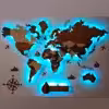 تابلو نوری مدل نقشه جهان نوری