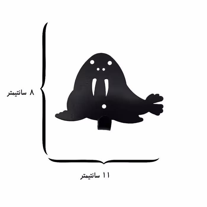 آویز لباس مدل فک مجموعه 3 عددی
