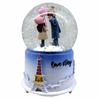 گوی موزیکال مدل پمپی Love Story کد PB2047