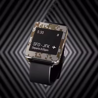 برچسب ماهوت طرح Army Desert Pixel مناسب برای ساعت هوشمند ال جی G Watch