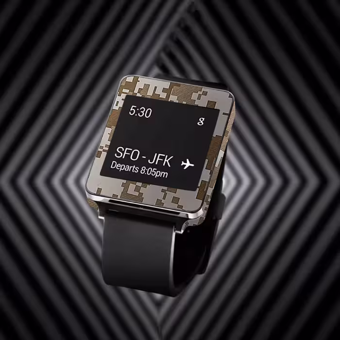 برچسب ماهوت طرح Army Desert Pixel مناسب برای ساعت هوشمند ال جی G Watch