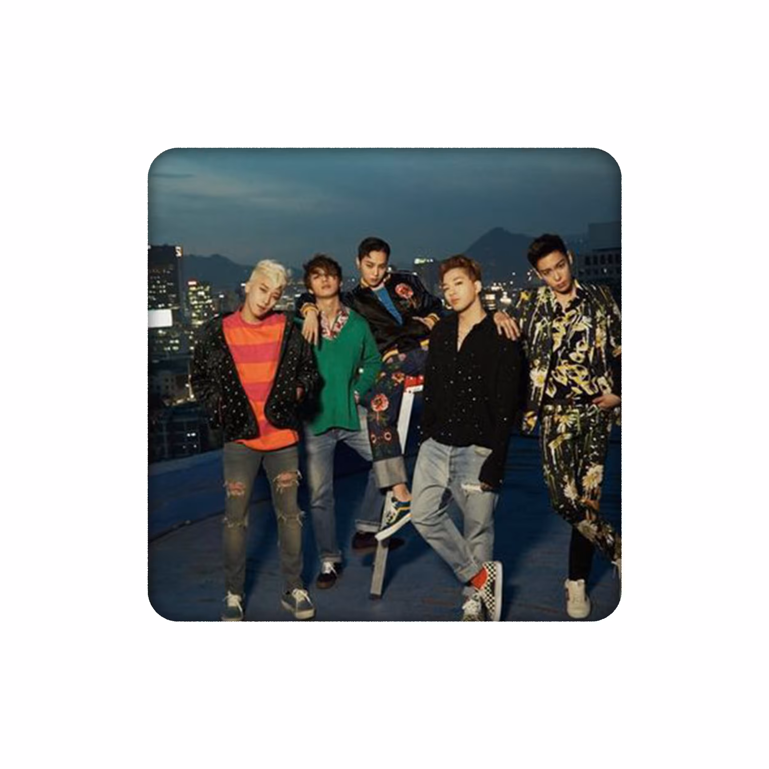 زیرلیوانی طرح بیگ بنگ کد 8366280