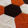  رومیزی بافتنی طرح شش ضلعی بوهو کد 72