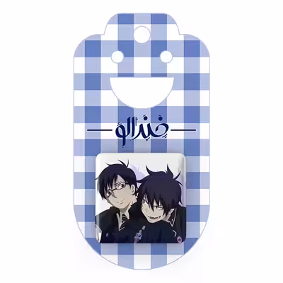 پیکسل خندالو مدل رین و یوکیو انیمه کد 16351