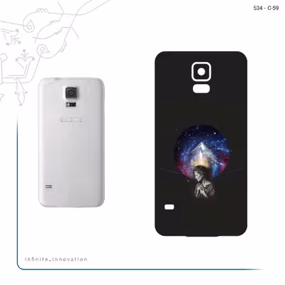 برچسب پوششی ماهوت مدل Collage of surreal Portrait of Women 3 مناسب برای گوشی موبایل سامسونگ Galaxy S5