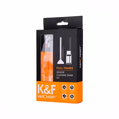 کیت تمیز کننده سنسور دوربین کی اند اف مدل فول فریم حجم 20 میلی لیتر بسته 10 عددی