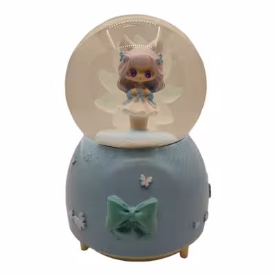 گوی موزیکال مدل پمپی دختر و درخت جادویی