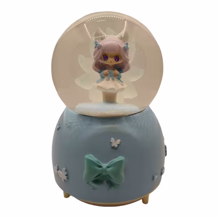 گوی موزیکال مدل پمپی دختر و درخت جادویی