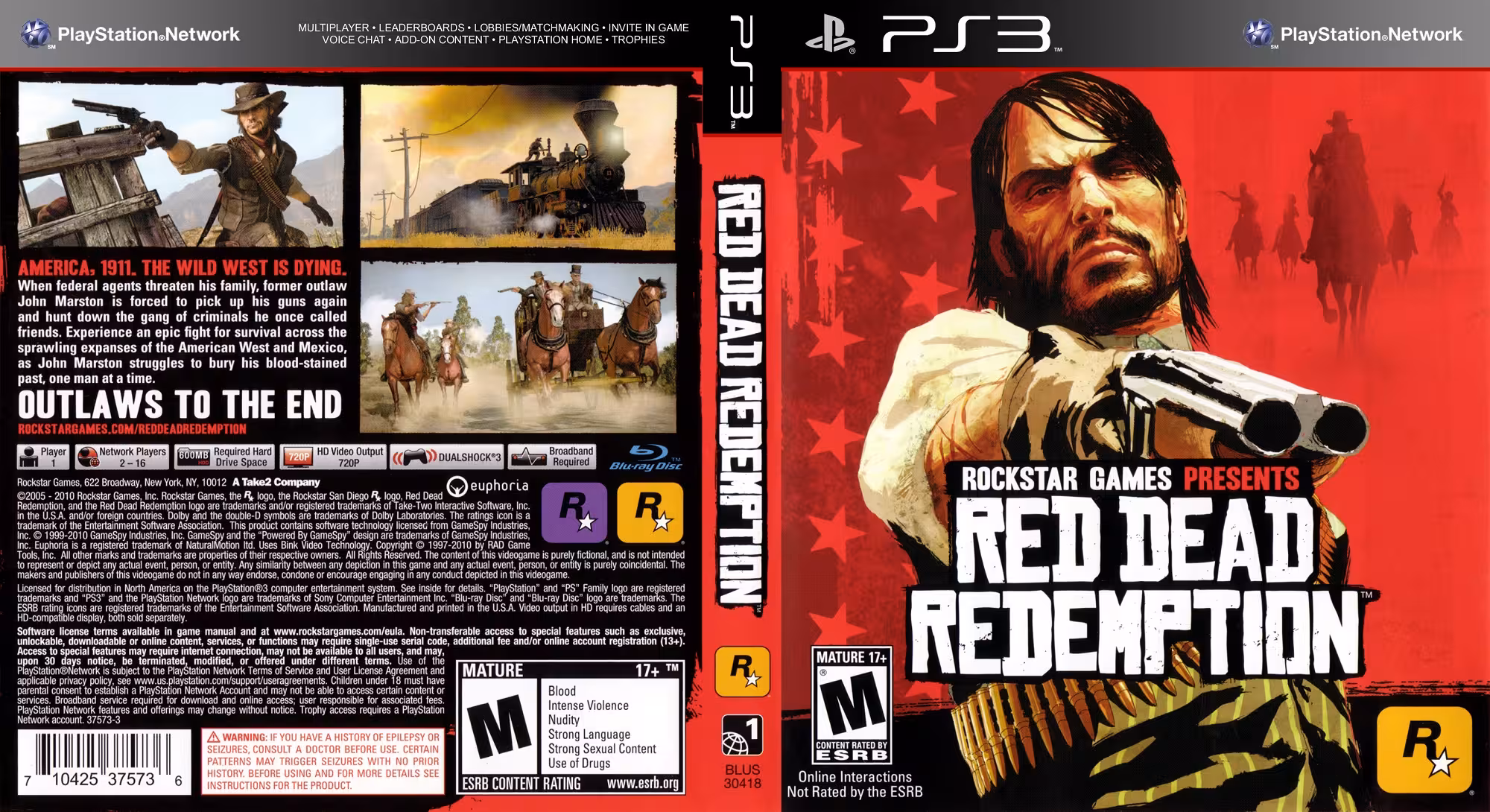 بازی پلی استیشن 3 (PS3 ) نسخه رایتی نسخه هک شده بازی Red Dead Redemption