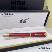 خودکار مون بلان قرمز طلایی MontBlanc