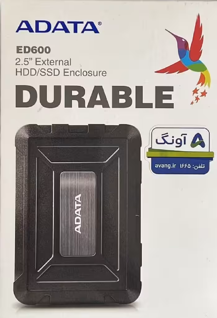 هارد اکسترنال اس اس دی ای دیتا  ظرفیت 256 گیگابایت SSD ADATA ED600