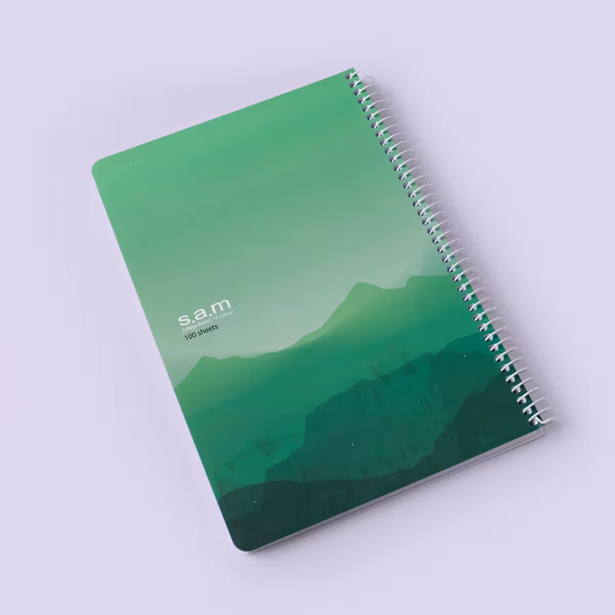 دفتر مدرسه خط دار کوه سبز سم (s.a.m)