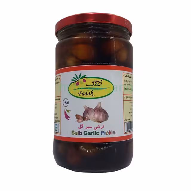 ترشی سیر گل فدک 680 گرمی