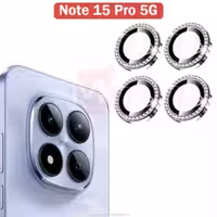 محافظ لنز نگین دار Diamond Camera Ring Lens Glass | Xiaomi Redmi Note 15 Pro 5G