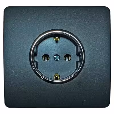 پریز برق صنایع آسیا الکتریک مدل MSH-SLV