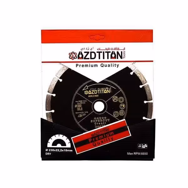 صفحه گرانیت بر 230 میلیمتر تیتان AZTITAN