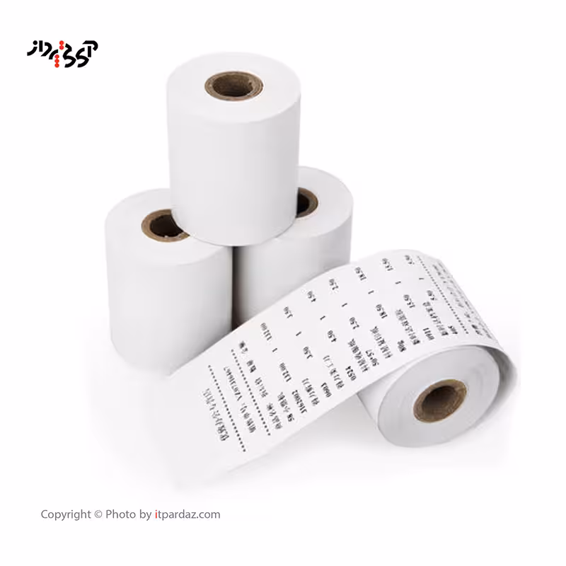 رول حرارتی هانسول 8 سانت /40 متری/چاپ مشکی/ 20 عددی