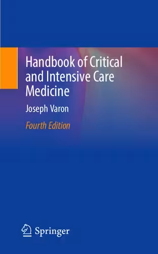 خرید و دانلود نسخه کامل کتاب Handbook of Critical and Intensive Care Medicine