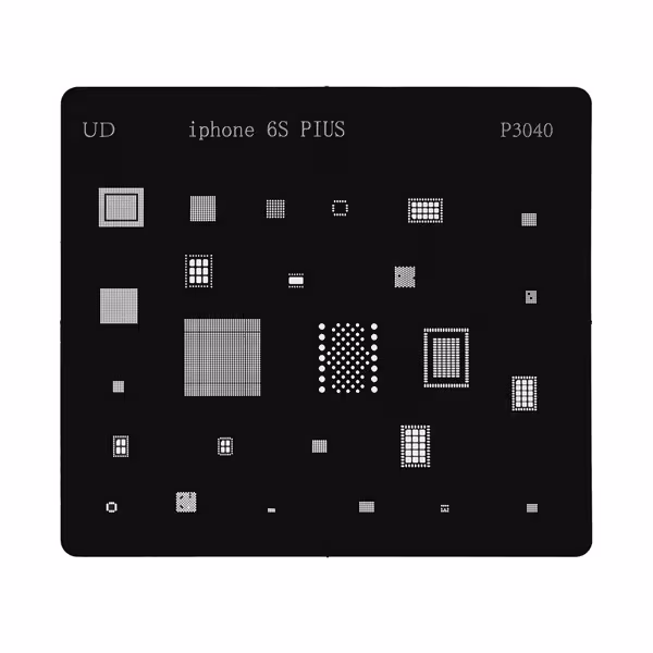 ورق شابلون آی سی آیفون 6 اس پلاس مدل Iphone 6S PLUS BGA Reball Stencil P3040