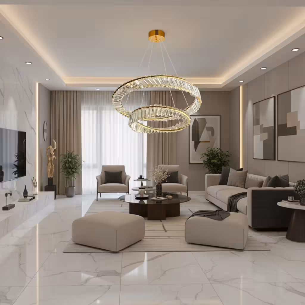 لوستر کریستالی مورب DNA دوطبقه کوثر کد 7020074