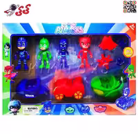 اسباب بازی فیگور پی جی مکس شب نقاب با ماشین PJ MASK