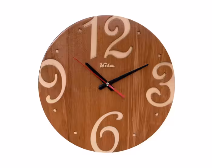 ساعت دیواری چوبی مدل کلاسیک   کد ck605ck