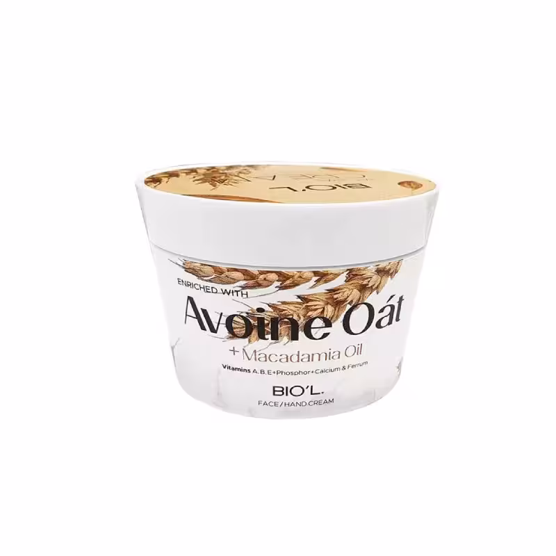 کرم کاسه ای مرطوب کننده بیول حاوی عصاره جو دو‌سر و روغن ماکادمیا