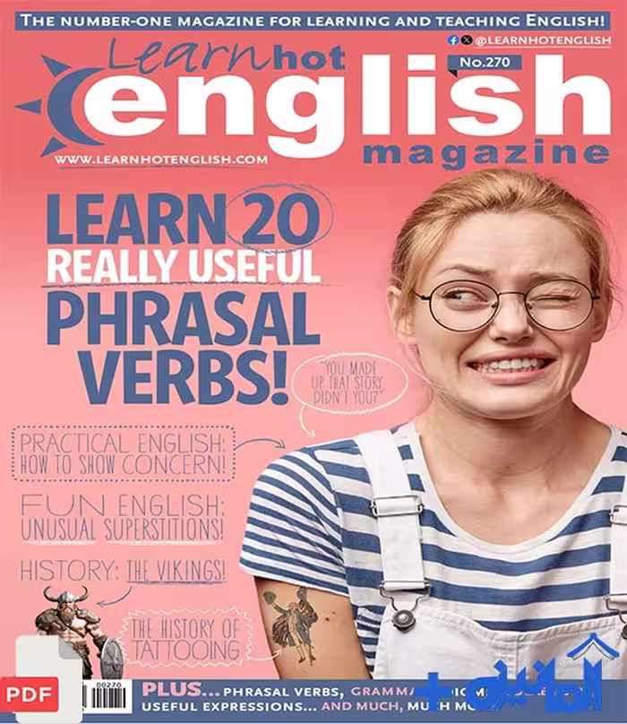 دانلود PDF مجله انگلیسی Learn hot english شماره 270 (اورجینال)