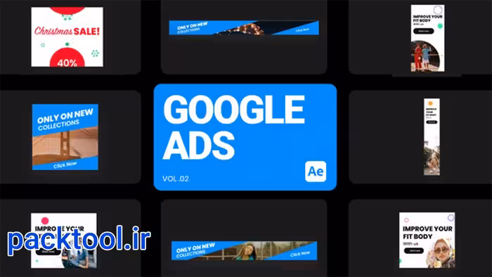 دانلود پروژه آماده افتر افکت تیزر تبلیغاتی گوگل Google Ads 02 - پک تول