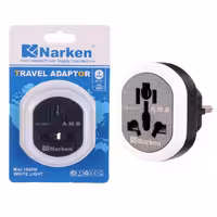 تبدیل  3 به 2  چراغ دار  Narken     ( فاقد گارانتی )